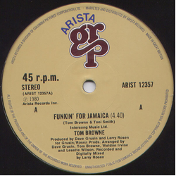 Tom Browne Funkin' For Jamaica Vinyl 12" USED