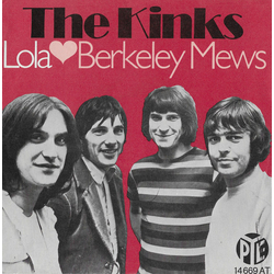 The Kinks Lola / Berkeley Mews Vinyl 7" USED