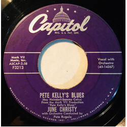 June Christy Pete Kelly's Blues USED VINYL 7INCH 45 RPM