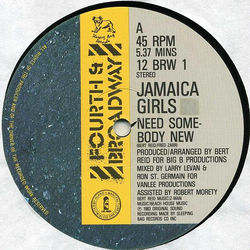 Jamaica Girls Need Somebody New Vinyl 12" USED