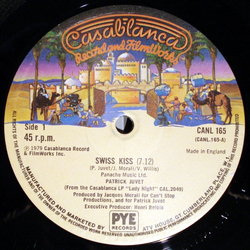 Patrick Juvet Swiss Kiss / I Love America Vinyl 12" USED