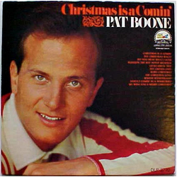 Pat Boone Christmas Is A Comin' Vinyl LP USED