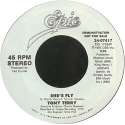 Tony Terry She's Fly USED VINYL 7INCH 45 RPM PROMO