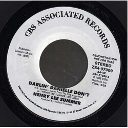 Henry Lee Summer Darlin' Danielle Don't USED VINYL 7INCH 45 RPM PROMO STYRENE STEREO