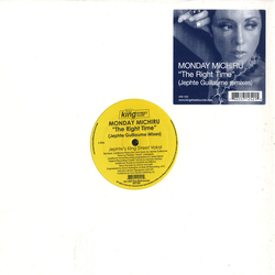 Monday Michiru The Right Time (Jephte Guillaume Remixes) Vinyl 12" USED