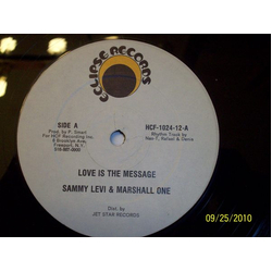 Sammy Levi / Marshall One Love Is The Message Vinyl 12" USED