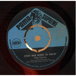 Max Romeo Every Man Aught To Know Vinyl 7" USED