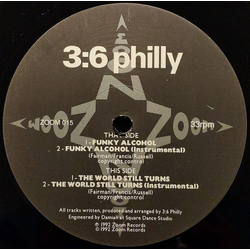 3:6 Philly Funky Alcohol Vinyl 12" USED
