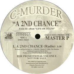 C-Murder A 2nd Chance Vinyl 12" USED