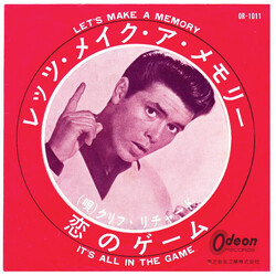 Cliff Richard レッツ・メイク・ア・メモリー = Let's Make A Memory / 恋のゲーム = It's All In The Game Vinyl 7" USED