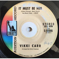 Vikki Carr It Must Be Him Vinyl 7" USED