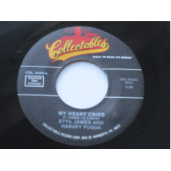 Etta & Harvey My Heart Cries Vinyl 7" USED