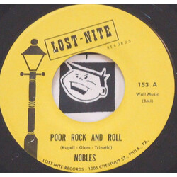 The Nobles (2) Poor Rock And Roll / Ting-A-Ling USED VINYL 7INCH 45 RPM REISSUE