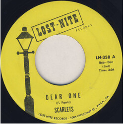 The Scarlets (2) Dear One / I've Lost Vinyl 7" USED