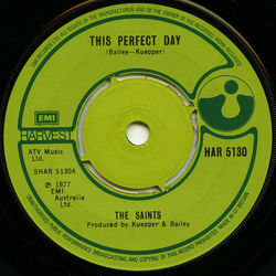 The Saints This Perfect Day Vinyl 7" USED