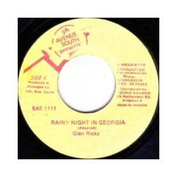 Glen Ricks Rainy Night In Georgia Vinyl 7" USED