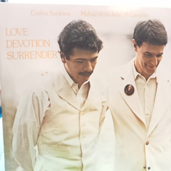 Carlos Santana / John McLaughlin Love Devotion Surrender Vinyl LP USED