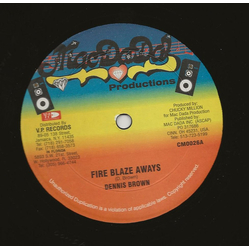 Dennis Brown / Al Campbell Fire Blaze Always / It's Alright Baby Vinyl 12" USED