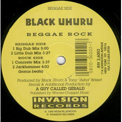 Black Uhuru Reggae Rock Vinyl 12" USED