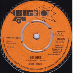 Judge Dread Big Nine Vinyl 7" USED