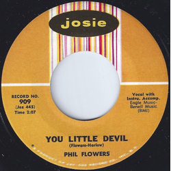 Phil Flowers You Little Devil / The Cleopatra Vinyl 7" USED