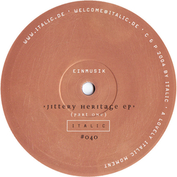 Einmusik Jittery Heritage EP (Part One) Vinyl 12" USED