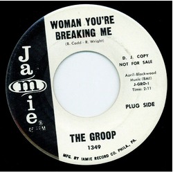 The Groop (3) Woman You're Breaking Me Vinyl 7" USED