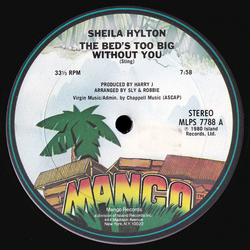 Sheila Hylton The Bed's Too Big Without You Vinyl 12" USED