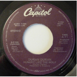 Duran Duran Hungry Like The Wolf Vinyl 7" USED