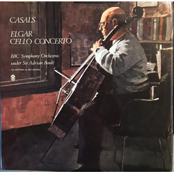 Pablo Casals / BBC Symphony Orchestra / Sir Adrian Boult Elgar Cello Concerto Vinyl LP USED