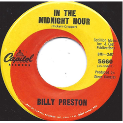 Billy Preston In The Midnight Hour Vinyl 7" USED