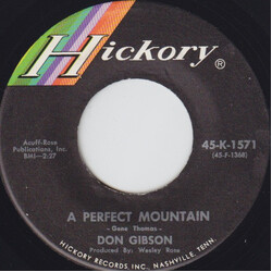 Don Gibson A Perfect Mountain / Would You Believe Me USED VINYL 7INCH 45 RPM SINGLE