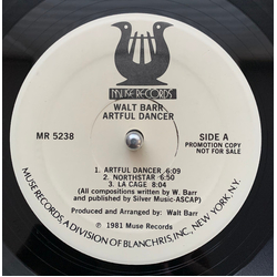 Walt Barr Artful Dancer Vinyl LP USED