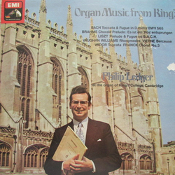 Philip Ledger Organ Music From Kings Vinyl LP USED