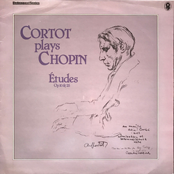 Alfred Cortot Cortot Plays Chopin Études, Op 10 & 25 Vinyl LP USED