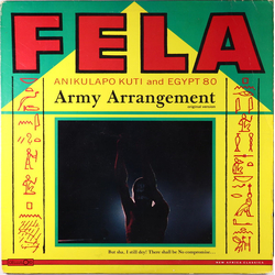 Fela Kuti / Egypt 80 Army Arrangement Vinyl 12" USED