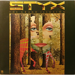 Styx The Grand Illusion Vinyl LP USED