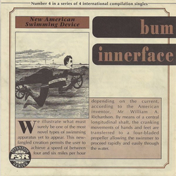 Bum / Innerface (4) New American Swimming Device Vinyl 7" USED