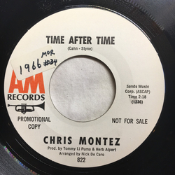 Chris Montez Time After Time Vinyl 7" USED