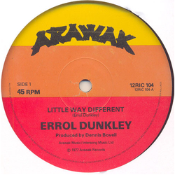 Errol Dunkley Little Way Different / Differentah Vinyl 12" USED