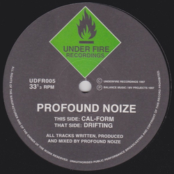 Profound Noize Cal-Form / Drifting Vinyl 12" USED