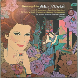 Mady Mesplé / Orchestre National De L'Opéra De Paris / Gianfranco Masini Coloratura Arias Vinyl LP USED