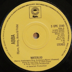 ABBA / Björn & Benny, Agnetha & Anni-Frid Waterloo Vinyl 7" USED