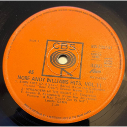 Andy Williams More Andy Williams Hits - Vol. 11 Vinyl 7" USED