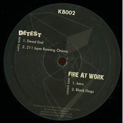 Detest / Fire At Work Untitled Vinyl 12" USED