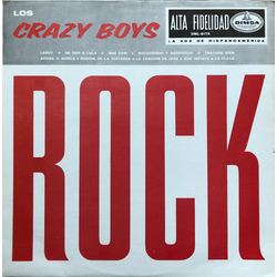 Los Crazy Boys Rock Vinyl LP USED