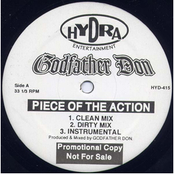 Godfather Don Piece Of The Action / Seeds Of Hate Vinyl 12" USED