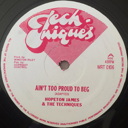 Hopeton James / The Techniques / Johnny Osbourne Ain't Too Proud To Beg / A Yuh Me Really Want Vinyl 12" USED