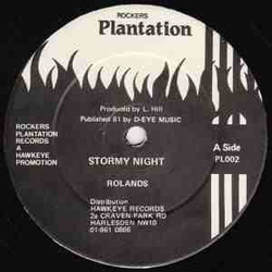The Rolands / The Revolutionaries Stormy Night / Hurricane Hattie Vinyl 12" USED