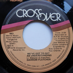 Darrow Fletcher We've Got To Get An Understanding / This Time (I'll Be The Fool) Vinyl 7" USED